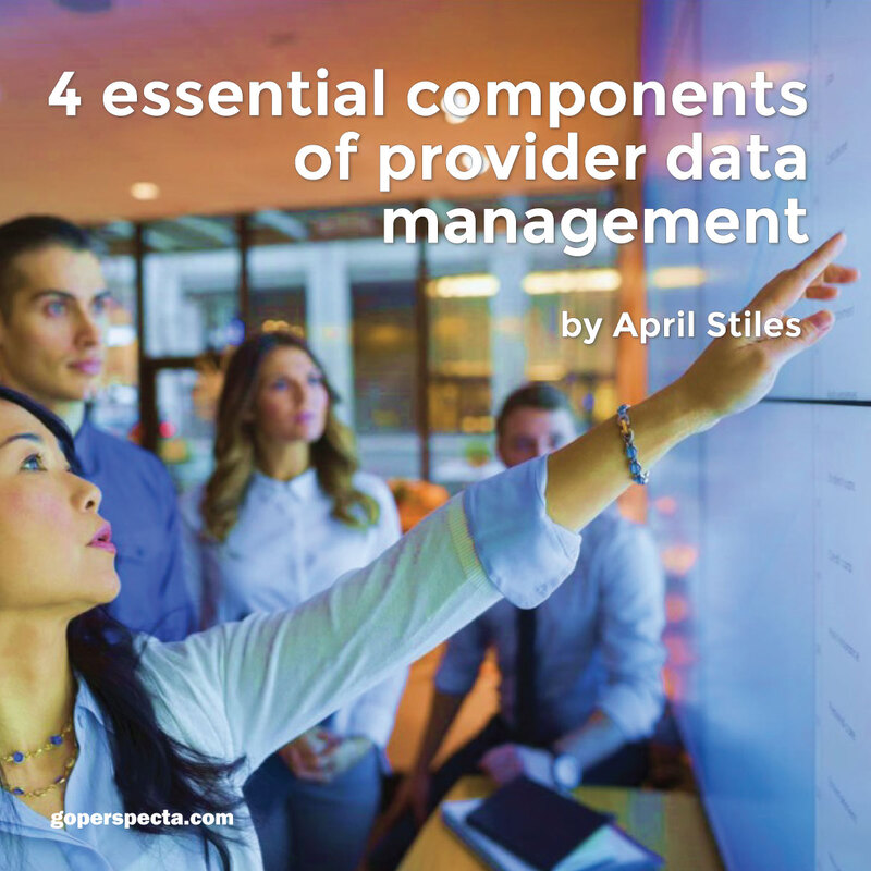 ​4 essential components of provider data management