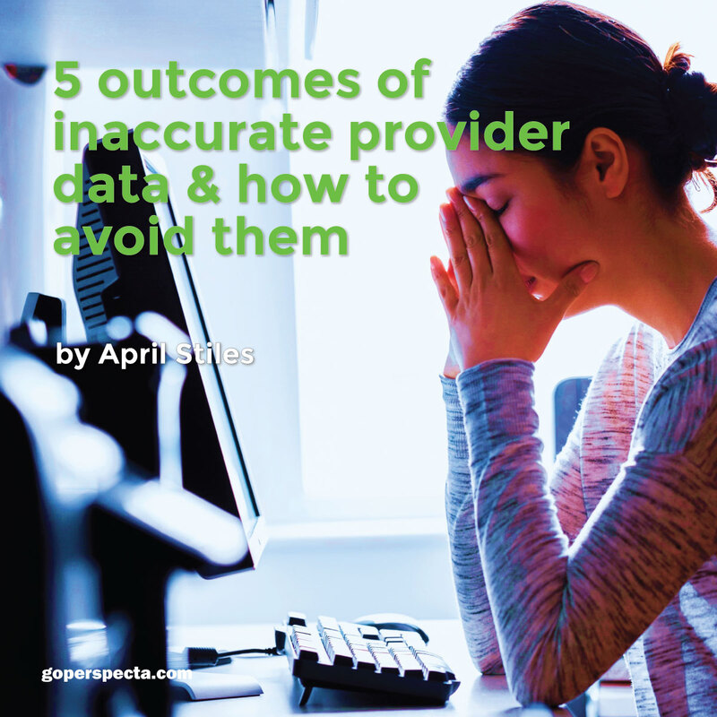 5 outcomes of inaccurate provider data