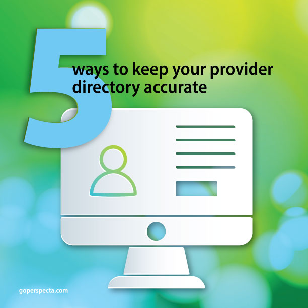How to keep provider directory accurate