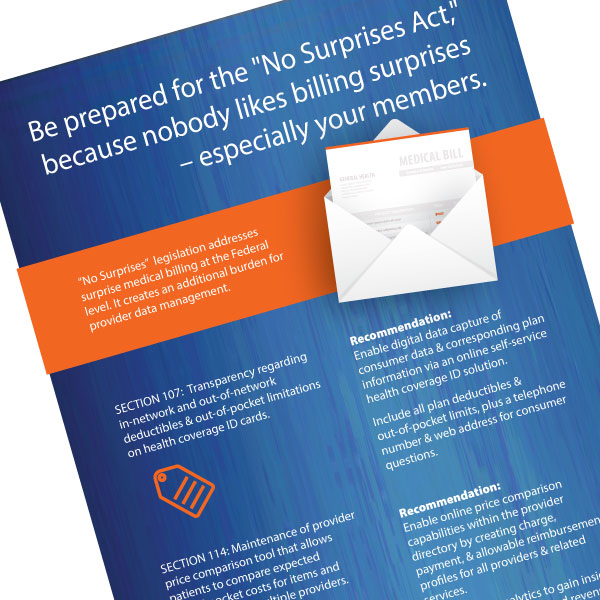 no surprises act transparency in coverage infographic